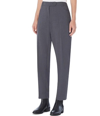 Jones New York Bi-Stretch Tapered Straight Leg Woven Pants