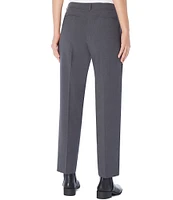 Jones New York Bi-Stretch Tapered Straight Leg Woven Pants