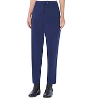 Jones New York Bi-Stretch Tapered Straight Leg Woven Pants