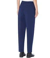 Jones New York Bi-Stretch Tapered Straight Leg Woven Pants