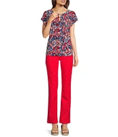 Jones New York Lexington Straight Ankle Pants