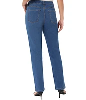 Jones New York Lexington Straight Leg High Rise 5 Pocket Jean