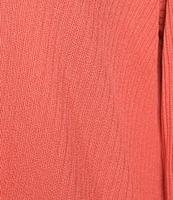 Jones New York Open Front Long Sleeve Ribbed Cardigan