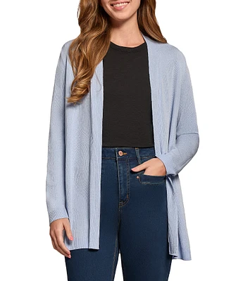 Jones New York Malibu Yarn Long Sleeve Open-Front Cardigan