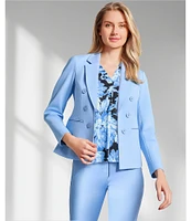 Jones New York Modern Compression Faux Double Breasted Jacket