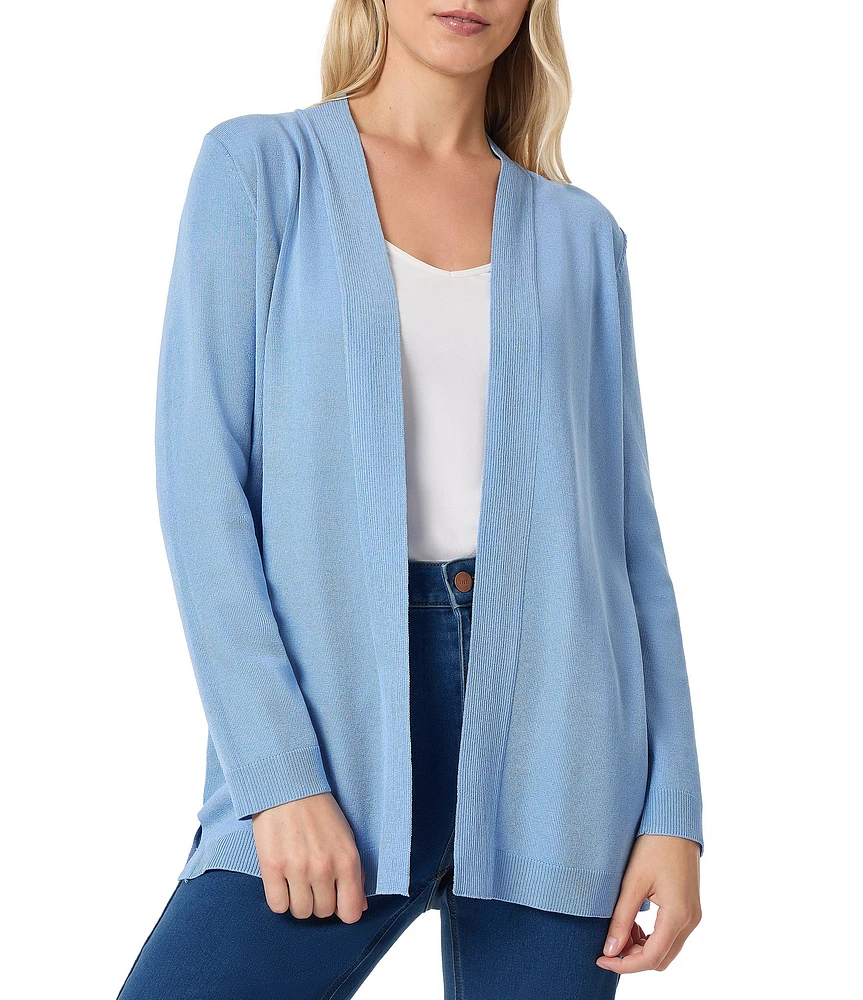 Jones New York Open Front Long Sleeve Malibu Cardigan