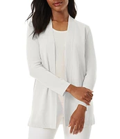 Jones New York Open Front Side Slit Icon Cardigan