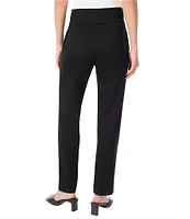 Jones New York Serenity Knit Pull-On Wide Waistband Straight Leg Pant