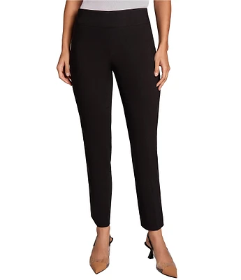 Jones New York Super-Stretch Twill Pull-On Straight Leg Ankle Pant