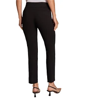 Jones New York Super-Stretch Twill Pull-On Straight Leg Ankle Pant