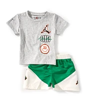 Jordan Baby Boys 12-24 Months Jumpman Short Sleeve Graphic T-Shirt & Shorts Set