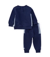 Jordan Baby Boys 12-24 Months Long Sleeve Jumpman Bold Colorblock Top & Jogger Pants 2-Piece Set