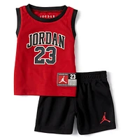 Jordan Baby Boys 12-24 Months Sleeveless 23 Tank & Coordinating Shorts Set