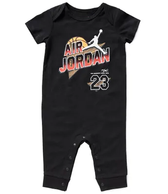 Jordan Baby Boys Newborn-9 Months Short Sleeve Flight Coveralls