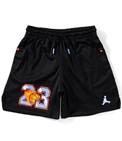 Jordan Big Boys 8-20 Customized Air Flame Shorts