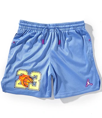Jordan Big Boys 8-20 Customized Air Flame Shorts