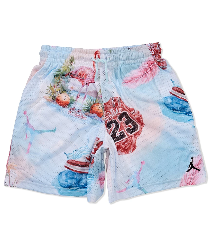 Jordan Big Boys 8-20 Essentials Summer Printed Mesh Shorts