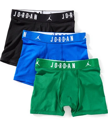 Jordan Big Boys 8-20 Flight Boxer Briefs 3-Pack