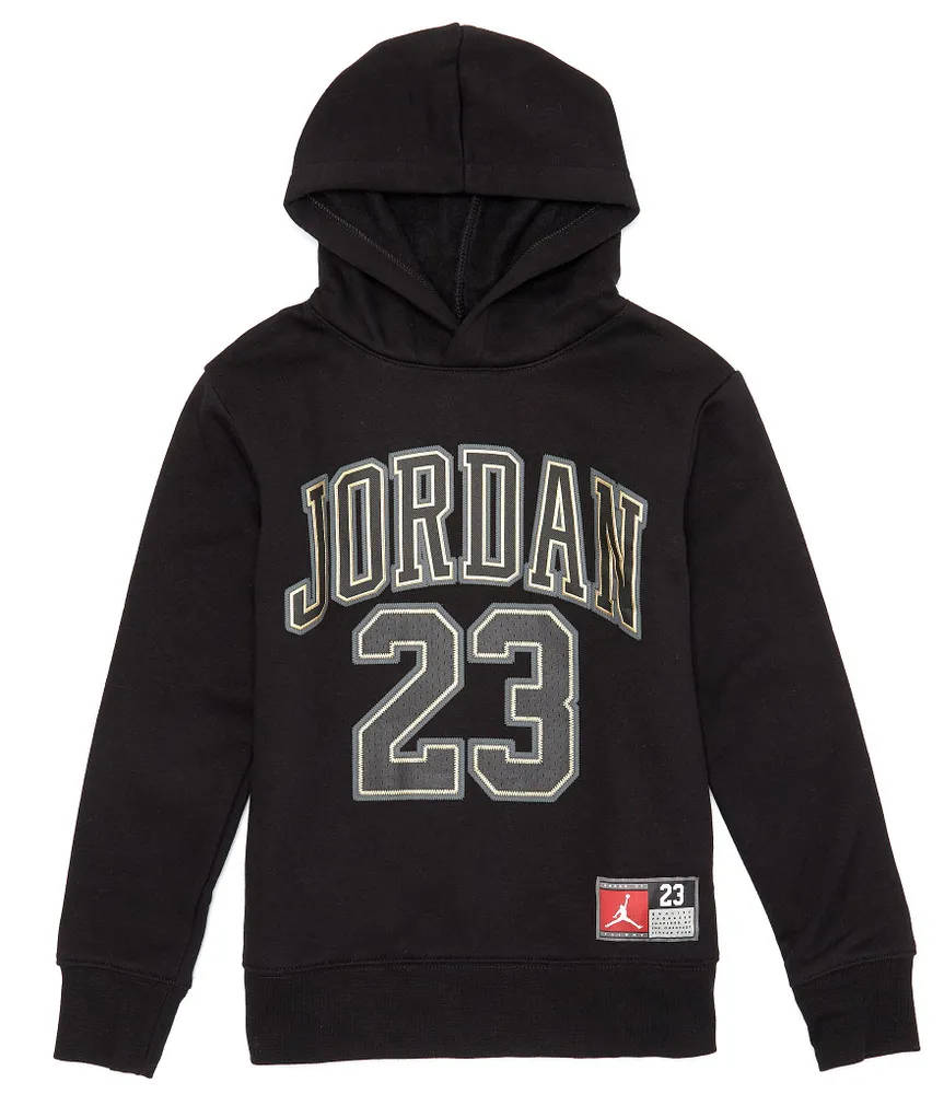 Jordan Big Boys 8-20 Long Sleeve Jordan Fleece Pullover Hoodie