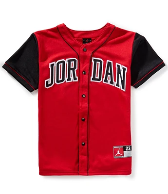 Jordan Big Boys 8-20 Jordan Logo Baseball Jersey