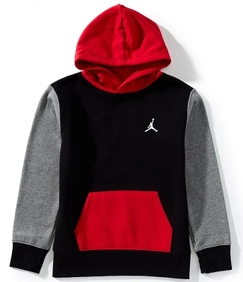 Jordan Big Boys Long Sleeve Brooklyn Fleece Hoodie
