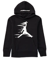 Jordan Big Boys 8-20 Long Sleeve Flight MVP Graphic Fleece Hoodie