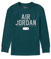 Jordan Big Boys 8-20 Long Sleeve PE Classic T-Shirt