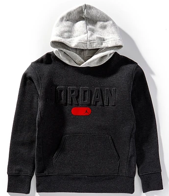 Jordan Big Boys 8-20 Long Sleeve PE Heathered Pullover Hoodie