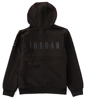 Jordan Big Boys 8-20 Long Sleeve Zip-Front Knit Hooded Jacket