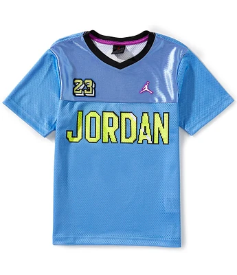 Jordan Big Boys 8-20 Short-Sleeve Customized Air Soccer Jersey