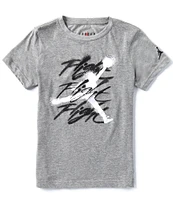 Jordan Big Boys 8-20 Short Sleeve Flight Spray Graphic T-Shirt