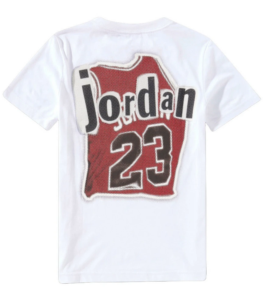 Jordan Big Boys 8-20 Short Sleeve Jordan Jersey College T-Shirt