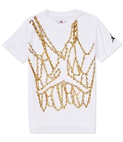 Jordan Big Boys 8-20 Short-Sleeve Jumpman Chain T-Shirt