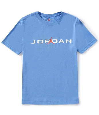 Jordan Big Boys 8-20 Short Sleeve Logo T-Shirt