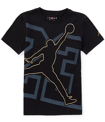 Jordan Big Boys 8-20 Short Sleeve Shine Jumpman Graphic T-Shirt