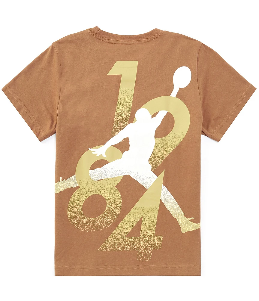 Jordan Big Boys 8-20 Short Sleeve Signature Flight Graphic T-Shirt