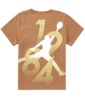 Jordan Big Boys 8-20 Short Sleeve Signature Flight Graphic T-Shirt