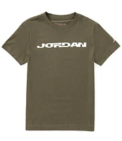 Jordan Big Boys 8-20 Short Sleeve VP Fast Jordan Graphic T-Shirt