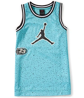 Jordan Big Boys 8-20 Sleeveless Playoff Specked Jersey Tank