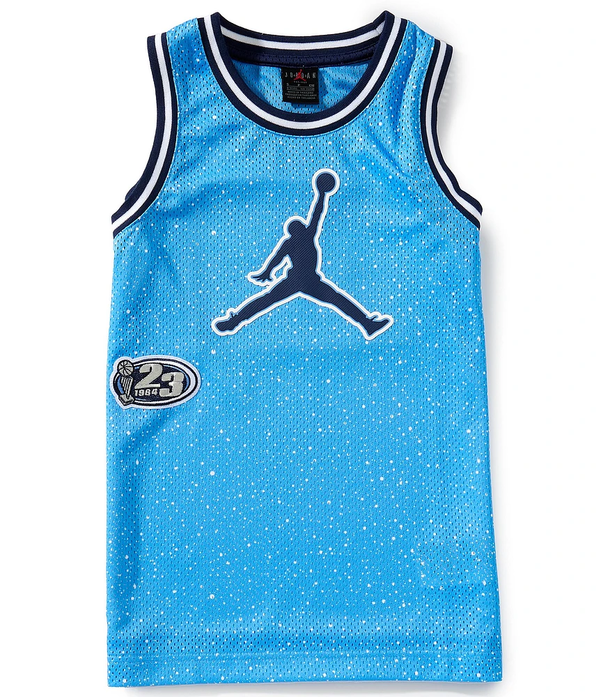 Jordan Big Boys Sleeveless Playoff Specked Jersey Tank