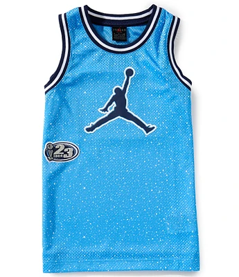 Jordan Big Boys 8-20 Sleeveless Playoff Specked Jersey Tank