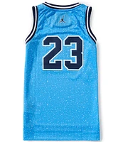 Jordan Big Boys Sleeveless Playoff Specked Jersey Tank