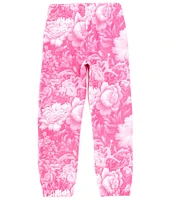 Jordan Big Girls 7-16 Brooklyn Essentials Floral-Printed Fleece Jogger Pants