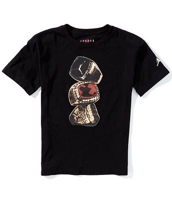 Jordan Big Girls 7-16 Ring Stack Short Sleeve T-Shirt