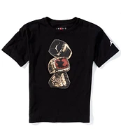 Jordan Big Girls 7-16 Ring Stack Short Sleeve T-Shirt