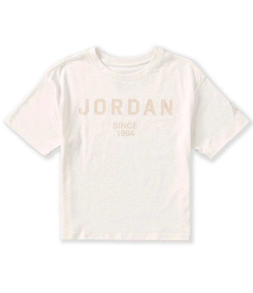 Jordan Big Girls 7-16 Short-Sleeve Logo T-Shirt