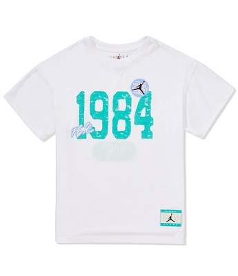 Jordan Big Girls 7-16 Short Sleeve Training Camp 1984 T-Shirt