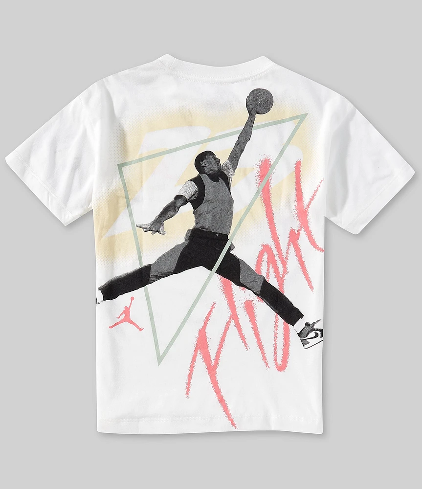 Jordan Big Girls 7-16 Take Flight Jumpman Short Sleeve Graphic T-Shirt