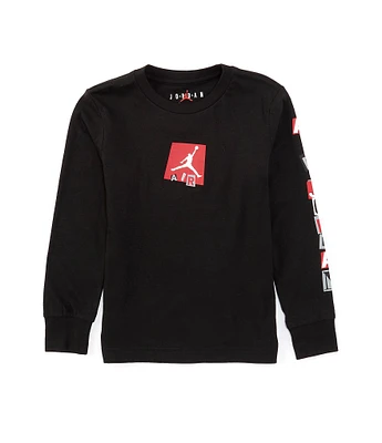 Jordan Little Boys 2T-4T Long Sleeve Jordan Air Stacked Graphic T-Shirt