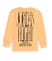 Jordan Little Boys 2T-7 Long Sleeve Flight Illusions Graphic T-Shirt